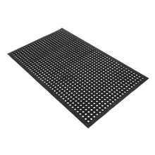 Load image into Gallery viewer, Bar Kitchen Industrial Multi-functional Anti-fatigue Drainage Rubber Non-slip Hexagonal Mat 150*90cm