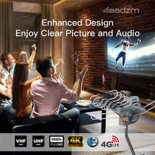 Load image into Gallery viewer, 28-36dB 360° UV Dual-band Outdoor Antenna with Stand Black
