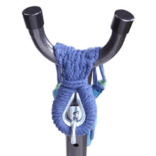 Load image into Gallery viewer, Portable Outdoor Polyester Hammock Set Blue & Green