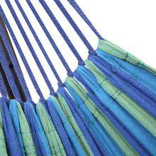 Load image into Gallery viewer, Portable Outdoor Polyester Hammock Set Blue & Green