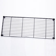Load image into Gallery viewer, 5-Layer Plastic Coated Iron Shelf with 1.5" Nylon Wheels 165*90*35 Black