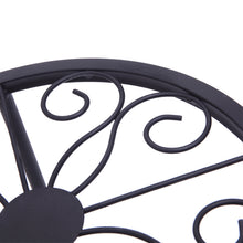 Load image into Gallery viewer, 4 Plant Shelves with 4-1 Round Pattern in Black Baking Paint (Yh-Cj009)