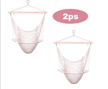 Load image into Gallery viewer, 2pcs Hanging Rope Air/Sky Chair Swing beige