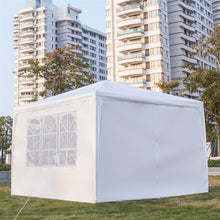 Load image into Gallery viewer, 3 x 3m Four Sides Portable Home Use Waterproof Tent with Spiral Tubes White