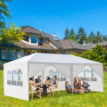 Load image into Gallery viewer, 10'x20' Outdoor Party Tent with 6 Removable Sidewalls, Waterproof Canopy Patio Wedding Gazebo, White