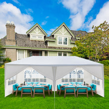 Load image into Gallery viewer, 10'x20' Outdoor Party Tent with 6 Removable Sidewalls, Waterproof Canopy Patio Wedding Gazebo, White