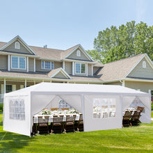 Load image into Gallery viewer, 10'x30' Outdoor Party Tent with 8 Removable Sidewalls, Waterproof Canopy Patio Wedding Gazebo, White