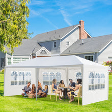 Load image into Gallery viewer, 10'X20' Outdoor Party Tent with 4 Removable Sidewalls, Waterproof Canopy Patio Wedding Gazebo, White