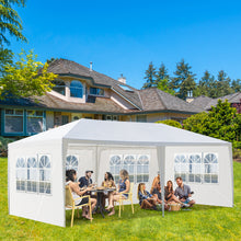 Load image into Gallery viewer, 10'X20' Outdoor Party Tent with 4 Removable Sidewalls, Waterproof Canopy Patio Wedding Gazebo, White
