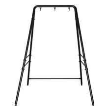 Load image into Gallery viewer, 133*137*180cm Wrought Iron Four-Legged Standing 200kg Three Rings Hanging Chair Frame Black