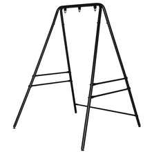 Load image into Gallery viewer, 133*137*180cm Wrought Iron Four-Legged Standing 200kg Three Rings Hanging Chair Frame Black