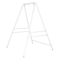 Load image into Gallery viewer, 133*137*180cm Wrought Iron Four-Legged Standing 200kg Three Rings Hanging Chair Frame White