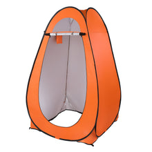 Load image into Gallery viewer, 1-2 Person Portable Pop Up Toilet Shower Tent Changing Room Dressing Tent Camping Shelter Orange