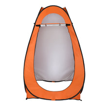 Load image into Gallery viewer, 1-2 Person Portable Pop Up Toilet Shower Tent Changing Room Dressing Tent Camping Shelter Orange