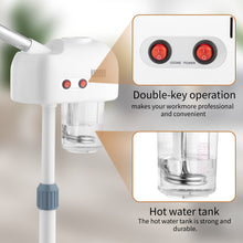 Load image into Gallery viewer, 2 in 1 Facial Steamer with 3X Magnifying Lamp, Esthetician Steamer Professional Aromatherapy Humidifier Face Spa Mist Steam for Home Beauty Salon, Personal Skin Care Deep Cleaning