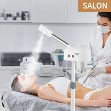 Load image into Gallery viewer, 2 in 1 Facial Steamer with 3X Magnifying Lamp, Esthetician Steamer Professional Aromatherapy Humidifier Face Spa Mist Steam for Home Beauty Salon, Personal Skin Care Deep Cleaning