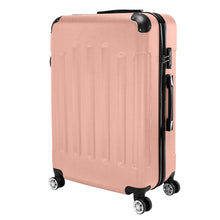 Load image into Gallery viewer, 3-in-1 Portable ABS Trolley Case 20" / 24" / 28" Rose Gold