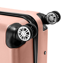 Load image into Gallery viewer, 3-in-1 Portable ABS Trolley Case 20" / 24" / 28" Rose Gold