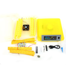 Load image into Gallery viewer, 112-Egg Practical Fully Automatic Poultry Incubator Yellow & Transparent