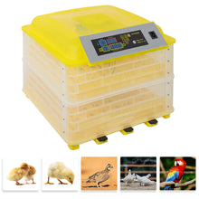 Load image into Gallery viewer, 112-Egg Practical Fully Automatic Poultry Incubator Yellow & Transparent