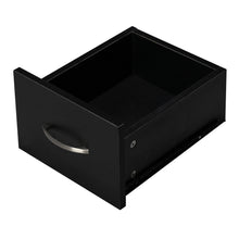 Load image into Gallery viewer, Double Edged Manicure Nail Table with Drawer Black