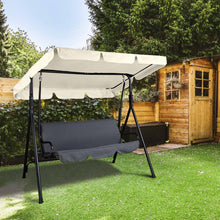 Load image into Gallery viewer, 64'' x 47'' UV and Water Resistant Swivel Canopy Replacement Waterproof Top Cover for Outdoor Garden Deck Porch Patio, Top Cover Only (Does Not Ship Weekends)