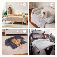 Load image into Gallery viewer, Dog Bed Large Sized Dog, Fluffy Dog Bed Couch Cover, Calming Large Dog Bed, Washable Dog Mat for Furniture Protector,Perfect for Small, Medium and Large Dogs and Cats ,Deep Grey(Unable to ship on week