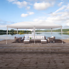 Load image into Gallery viewer, 3 x 6m Two Windows Practical Waterproof Folding Tent White