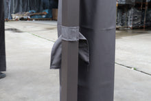 Load image into Gallery viewer, Patio Pergola 9 x 11ft Arched Gazebo with Waterproof Sun Shade Shelter Awning Steel Frame Grape Gazebo for Garden Backyard -Grey