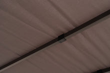 Load image into Gallery viewer, Patio Pergola 9 x 11ft Arched Gazebo with Waterproof Sun Shade Shelter Awning Steel Frame Grape Gazebo for Garden Backyard -Grey