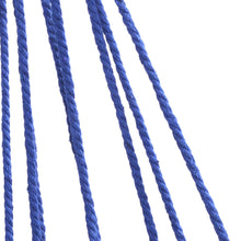 Load image into Gallery viewer, Distinctive Cotton Canvas Hanging Rope Chair with Pillows Blue