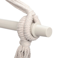 Load image into Gallery viewer, Pillow Tassel Hanging Chair Beige