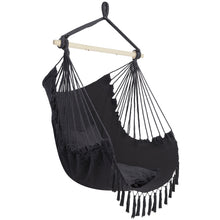 Load image into Gallery viewer, Pillow Tassel Hanging Chair Gray