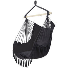 Load image into Gallery viewer, Pillow Tassel Hanging Chair Gray