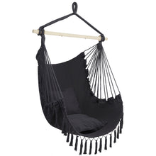 Load image into Gallery viewer, Pillow Tassel Hanging Chair Gray