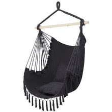 Load image into Gallery viewer, Pillow Tassel Hanging Chair Gray