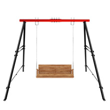 Load image into Gallery viewer, Swing Sets for Backyard, Outdoor Porch Swing Frame, Hammock Chair Stand Only, Max Load 550Lbs A-Frame Swing Stand, Swing Set for Patio, Playground, Park, Swing not Include