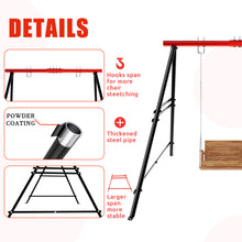 Load image into Gallery viewer, Swing Sets for Backyard, Outdoor Porch Swing Frame, Hammock Chair Stand Only, Max Load 550Lbs A-Frame Swing Stand, Swing Set for Patio, Playground, Park, Swing not Include
