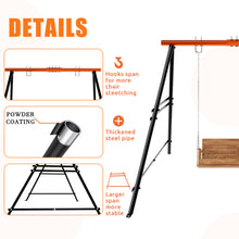 Load image into Gallery viewer, Swing Sets for Backyard, Outdoor Porch Swing Frame, Hammock Chair Stand Only, Max Load 550Lbs A-Frame Swing Stand, Swing Set for Patio, Playground, Park, Swing not Include
