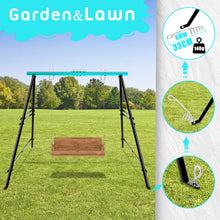Load image into Gallery viewer, Swing Sets for Backyard, Outdoor Porch Swing Frame, Hammock Chair Stand Only, Max Load 550Lbs A-Frame Swing Stand, Swing Set for Patio, Playground, Park, Swing not Include