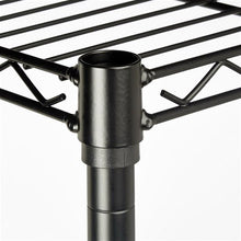 Load image into Gallery viewer, 5-Layer Plastic Coated Iron Shelf 180*90*35 Black