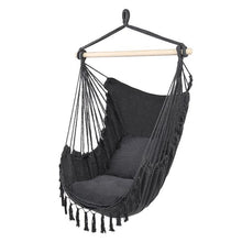 Load image into Gallery viewer, 1.5*1.2m Tassel Plus Pillow Hanging Chair Gray