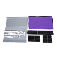Load image into Gallery viewer, Fashionable Room-saving 9 Lattices Non-woven Fabric Shoe Rack Purple
