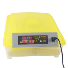 Load image into Gallery viewer, 48-Egg Practical Fully Automatic Poultry Incubator (US Standard) Yellow & Transparent