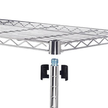 Load image into Gallery viewer, 4-Layer Chrome Plated Iron Shelf 120*90*35 Silver