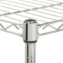 Load image into Gallery viewer, 4-Layer Chrome Plated Iron Shelf 120*90*35 Silver
