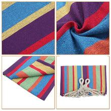 Load image into Gallery viewer, Hammock Set (Hammock Frame Small Color Bar Hammock) Natural Rope