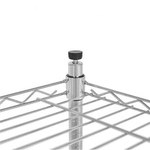 Load image into Gallery viewer, 4-Layer Chrome Plated Iron Shelf 120*90*35 Silver