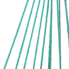 Load image into Gallery viewer, Distinctive Cotton Canvas Hanging Rope Chair with Pillows Green