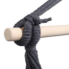 Load image into Gallery viewer, 1.5*1.2m Tassel Plus Pillow Hanging Chair Gray